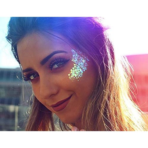 CAI Beauty NYC Violet Glitter | Easy to Apply, Easy to Remove | Roll On Shimm...