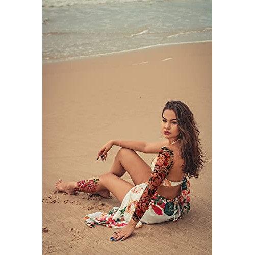 Temporary Sleeve Tattoo for Women ,Full Arm Leg Temporary Tattoo Flowers Long...