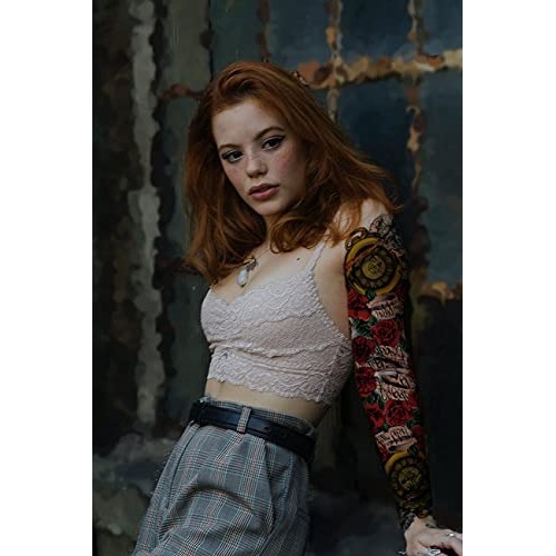 Temporary Sleeve Tattoo for Women ,Full Arm Leg Temporary Tattoo Flowers Long...