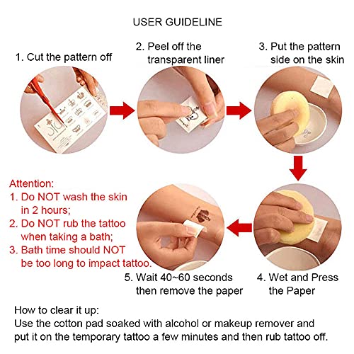 Temporary Sleeve Tattoo for Women ,Full Arm Leg Temporary Tattoo Flowers Long...