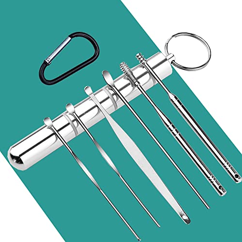 Ear Wax Removal kit, Ear Wax Removal 6-in-1 Ear Pick Tools Reusable Ear Clean...