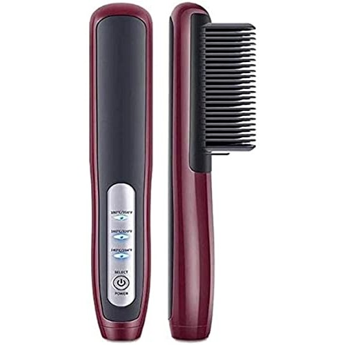 CAJYILIAO Hairbrush Beard Straightener for Men - Ionic Beard Straightening Co...