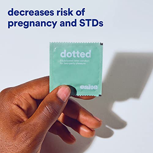 Hello Cake Dotted Condoms, Lubricated Natural Latex, Unique Dotted Texture – ...