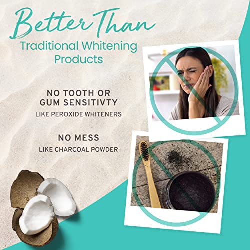 Cali White Activated Charcoal & Organic Coconut Oil Teeth Whitening Toothpast...