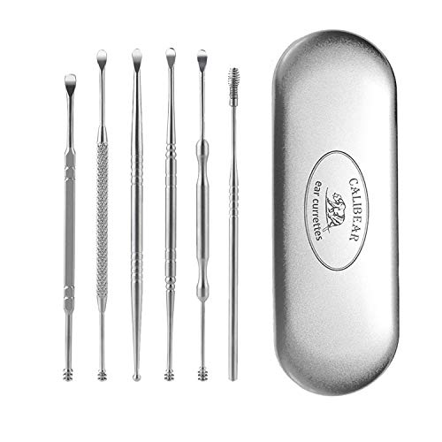 Calibear Ear Curette Earwax Removal Kit - Professional Quality Stainless Stee...