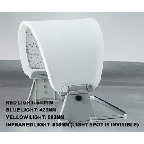 Newest 2022 White beauty 3colors LED Light-Ther-apy fa-ce faci-al skin care m...