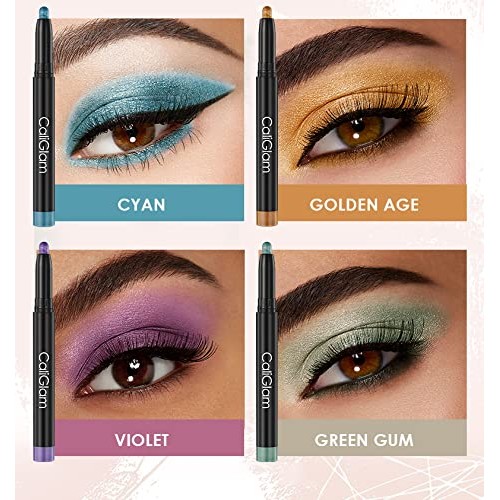 Eyeshadow Stick, Eyeshadow Set 8 Colors Eyeshadow Stick Set Waterproof Shimme...