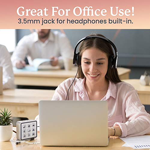 Plug in White Noise Sound Machine with Adjustable Kids Night Light for Sleepi...