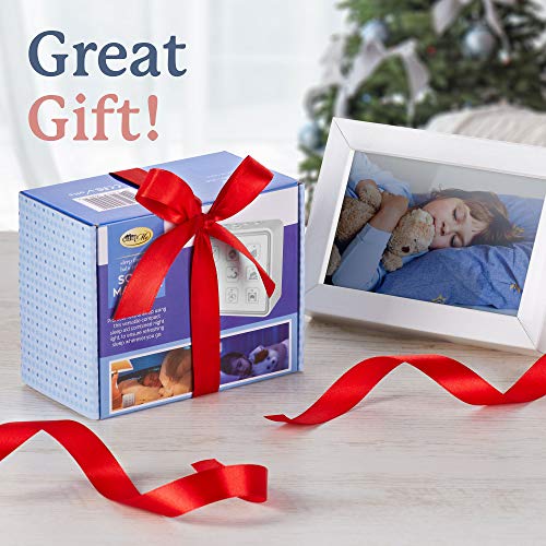 Plug in White Noise Sound Machine with Adjustable Kids Night Light for Sleepi...