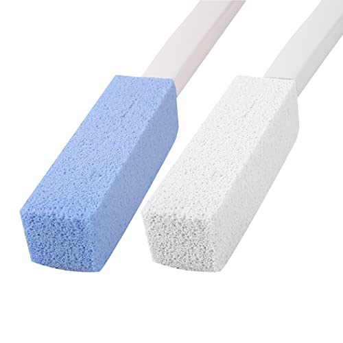 Calvana 2-Pack Pumice Stone for Toilet Cleaning with Handle Toilet Bowl Clean...