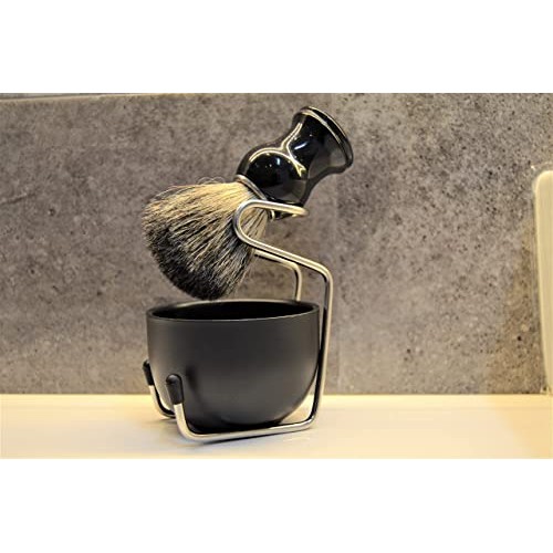 Calway Luxury Shaving Brush Set,100% Natural Pure Badger Shaving Brush, Doubl...