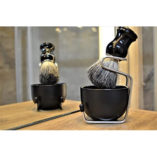 Calway Luxury Shaving Brush Set,100% Natural Pure Badger Shaving Brush, Doubl...