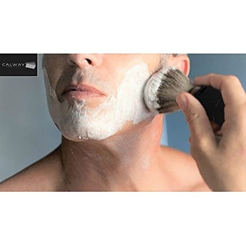Calway Luxury Shaving Brush Set,100% Natural Pure Badger Shaving Brush, Doubl...