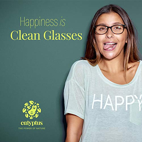 Calyptus Lens Cleaner Spray Kit | 8 Ounces + 6 Microfiber Cloths | Plant Base...