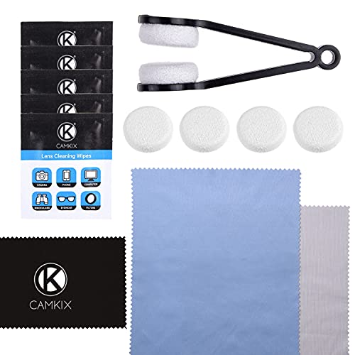 CamKix Cleaning Kit for Eyeglasses/Sunglasses - Lens Cleaning Tool with 2 Set...