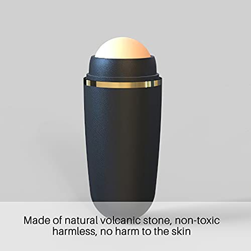 Oil Absorbing Volcanic Face Roller, Oil Control Matte Massage Beauty Tool, Po...