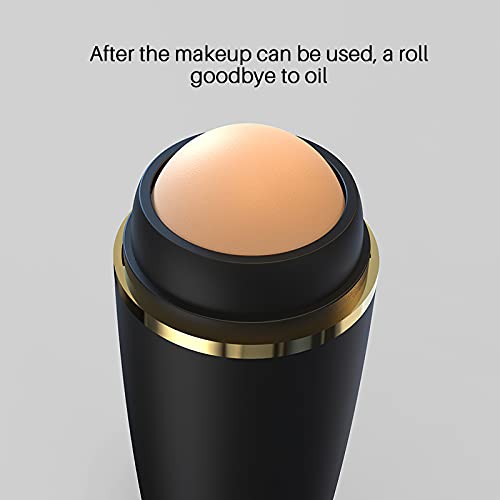 Oil Absorbing Volcanic Face Roller, Oil Control Matte Massage Beauty Tool, Po...