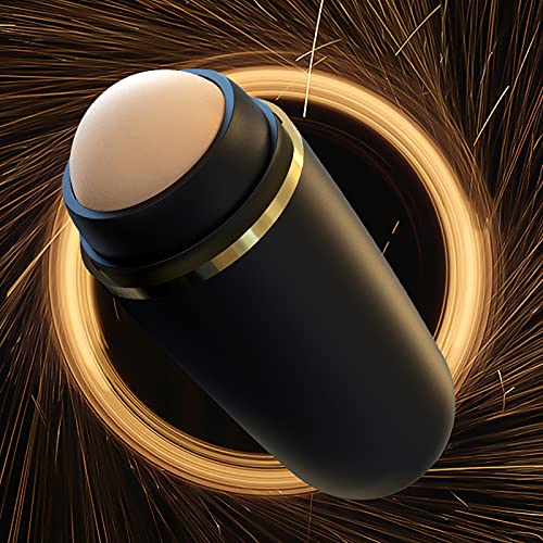 Oil Absorbing Volcanic Face Roller, Oil Control Matte Massage Beauty Tool, Po...