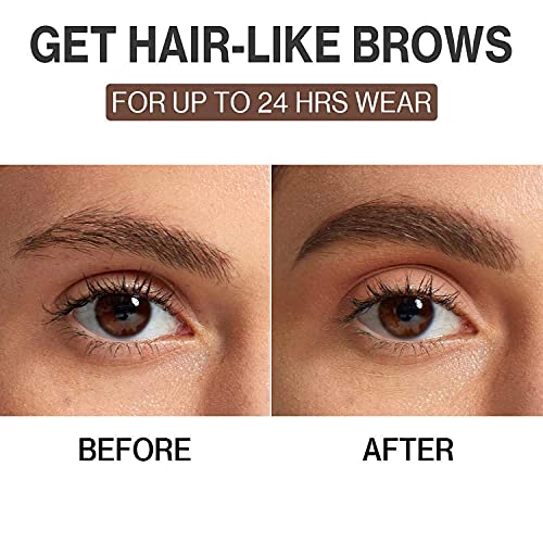 Eyebrow Stamp Stencil Kit, 1 Step Waterproof Brow Stamp and Shaping Kit for P...