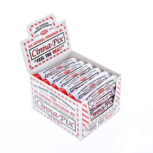 Cinna-pix Cinnamon Toothpicks Tubes (24 Pack)