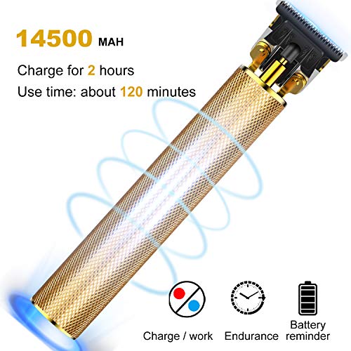 Hair Clippers for Men,Cordless Rechargeable Hair Trimmer Metal Body Cutting G...