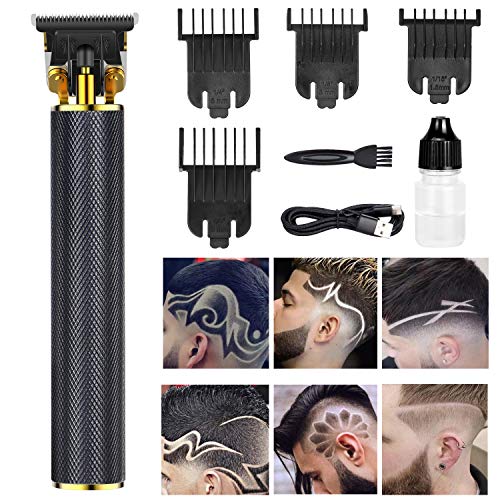 Hair Clippers for Men,Cordless Rechargeable Hair Trimmer Metal Body Cutting G...