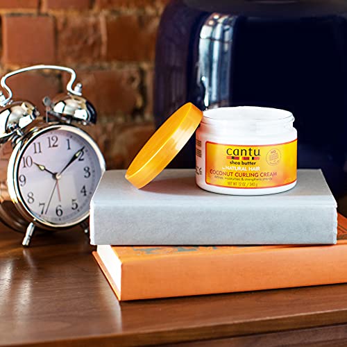 Cantu Coconut Curling Cream with Shea Butter for Natural Hair, 12 oz (Packagi...