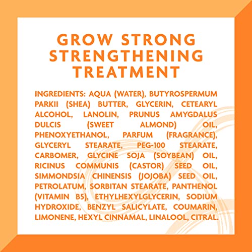 Cantu Grow Strong Strengthening Treatment, 6 Oz, White