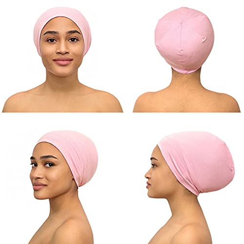Silk Satin Bonnet Hair Cover Sleep Cap for Sleeping Beanie Hat Adjustable Sta...