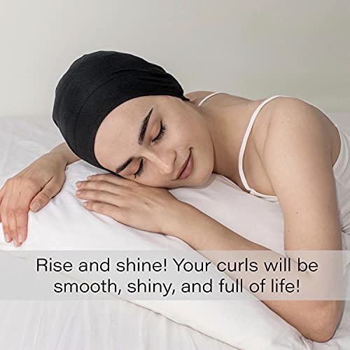 Silk Satin Bonnet Hair Cover Sleep Cap for Sleeping Beanie Hat Adjustable Sta...