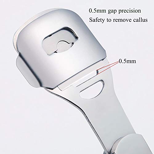 Foot Razor for Callus Removal - Calusses Shaver, Wood Handle Foot Shaver Call...