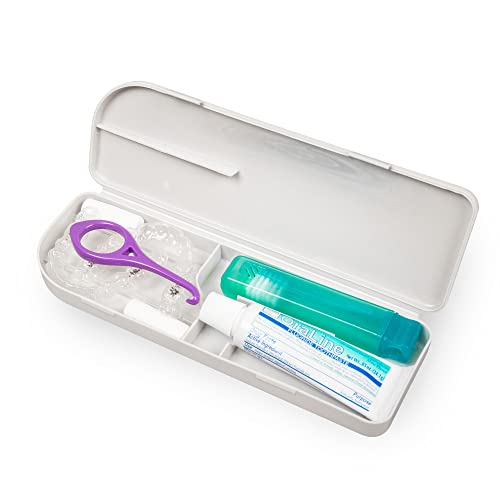CAPSULE Retainer Case - Brush and Toothpaste Included - Perfect for Compact a...