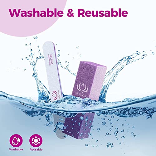 Nail Files and Buffers Capularsh 16Pack Professional Manicure Tools Kit 10PCS...