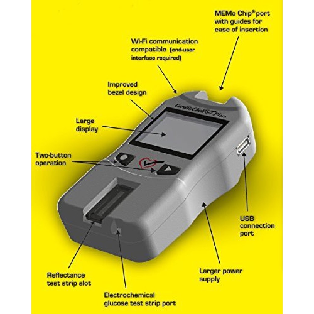 CardioChek Plus Lab-Quality Blood Analyzer and Monitor - Cholesterol ...