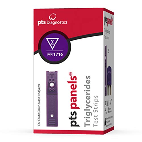 PTS Panel #1717 Test Strips Triglyceride Test (6 strips/box) for CardioChek P...