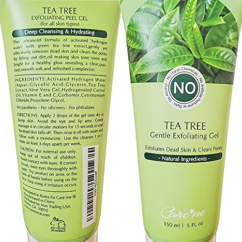 Facial Peeling Gel, Exfoliant for Dry and Flaky Skin, Non-Scrub Exfoliation R...