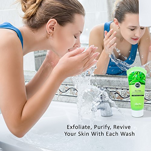 Facial Peeling Gel, Exfoliant for Dry and Flaky Skin, Non-Scrub Exfoliation R...