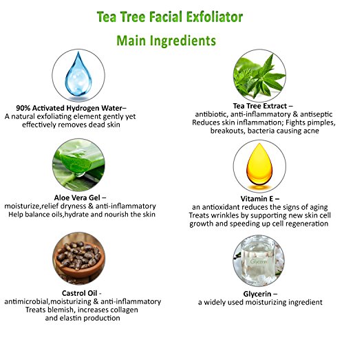Facial Peeling Gel, Exfoliant for Dry and Flaky Skin, Non-Scrub Exfoliation R...