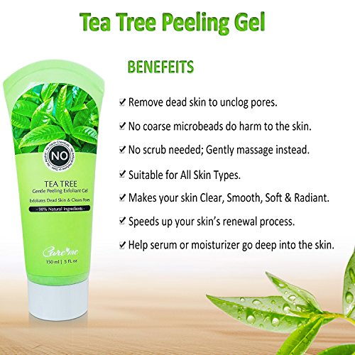 Facial Peeling Gel, Exfoliant for Dry and Flaky Skin, Non-Scrub Exfoliation R...