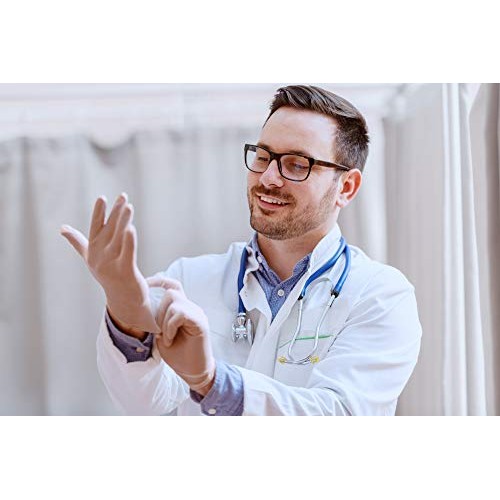 Disposable Vinyl Gloves Medium Size| Heavy Duty | Non Sterile | Powder Free |...