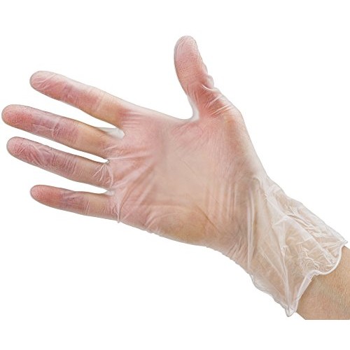 Disposable Vinyl Gloves Medium Size| Heavy Duty | Non Sterile | Powder Free |...