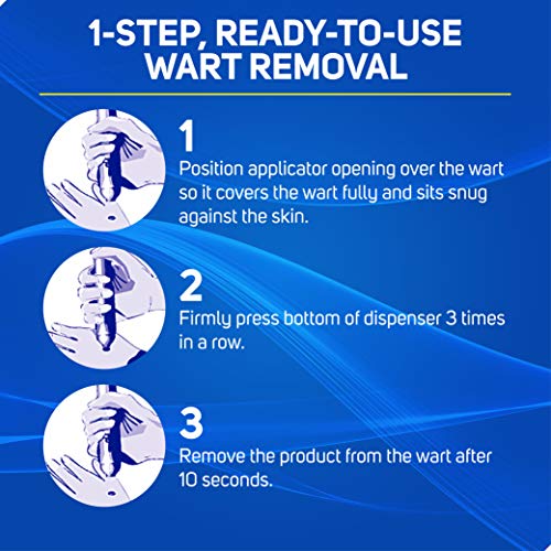 Care Science Wart Remover Freeze, 8 Applications | 1-Step Cryogenic Wart Remo...