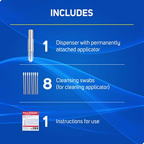 Care Science Wart Remover Freeze, 8 Applications | 1-Step Cryogenic Wart Remo...