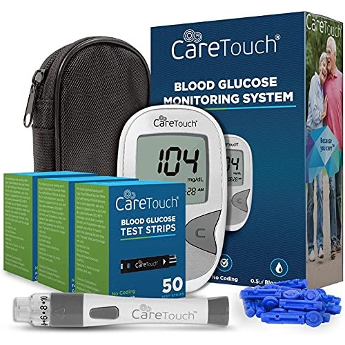 Blood Glucose Monitor Kit - Diabetes Testing Kit with 1 Glucometer, 150 Blood...