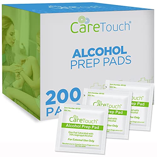 Care Touch Alcohol Prep Pads, Medium 2-Ply - 300 Alcohol Wipes