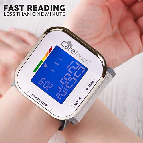 Care Touch Digital Wrist Blood Pressure Monitor - Blood Pressure Wrist Cuff S...