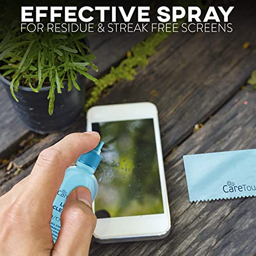 Care Touch Eyeglass Cleaner Spray Kit, Alcohol-Free Glasses Cleaner Solution ...