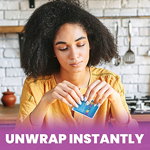 Care Touch Hand Sanitizer Wipes | 110 Hand Wipes Individually Wrapped | Trave...