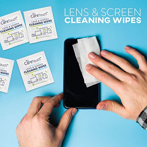 Care Touch Lens Wipes for Eyeglasses | Individually Wrapped Eye Glasses Wipes...