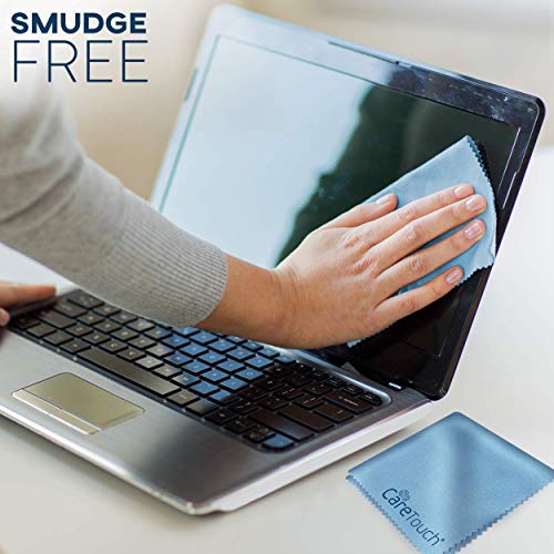 Care Touch Microfiber Cleaning Cloths, 12 Pack - Cleans Eyeglasses, Screens, ...